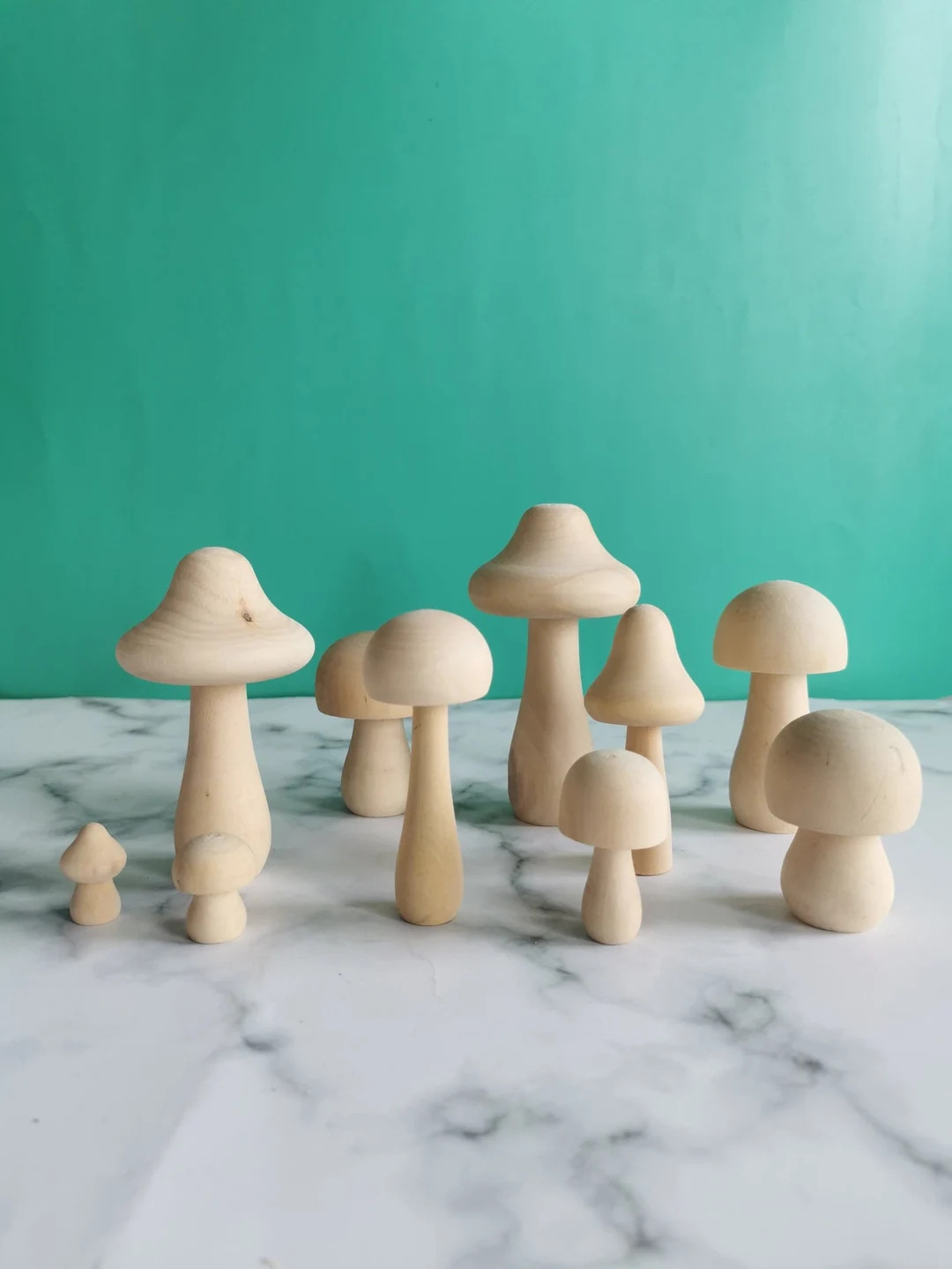 Mushroom Peg Doll, Large Mushroom, Wooden Mushroom, Unfinished Mushroom Decor Unpainted Wooden Mu... | Etsy (US)
