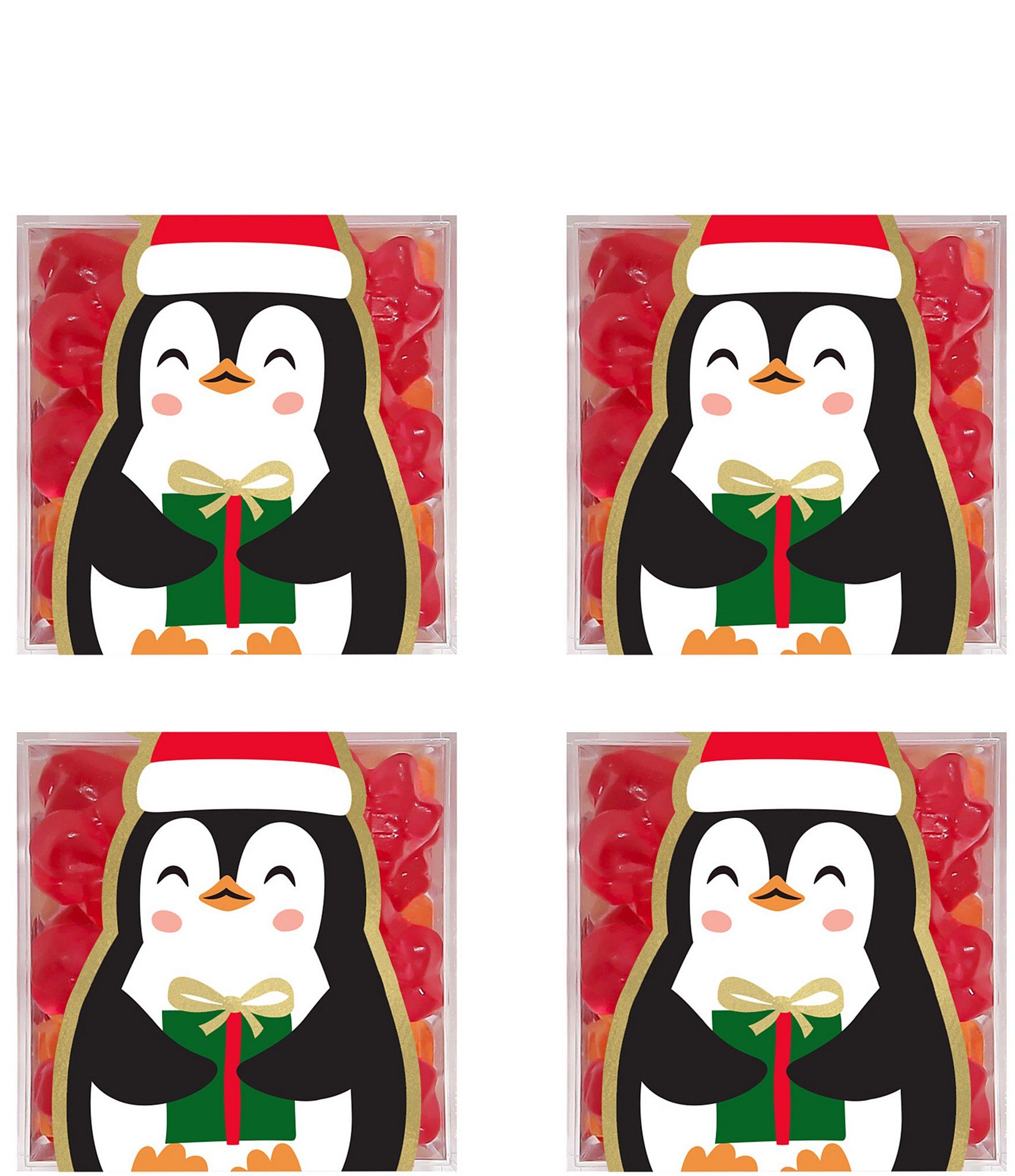 Holiday 2023 Candy Gummies Penguin Kisses Small Cube, 4-Piece Kit | Dillard's
