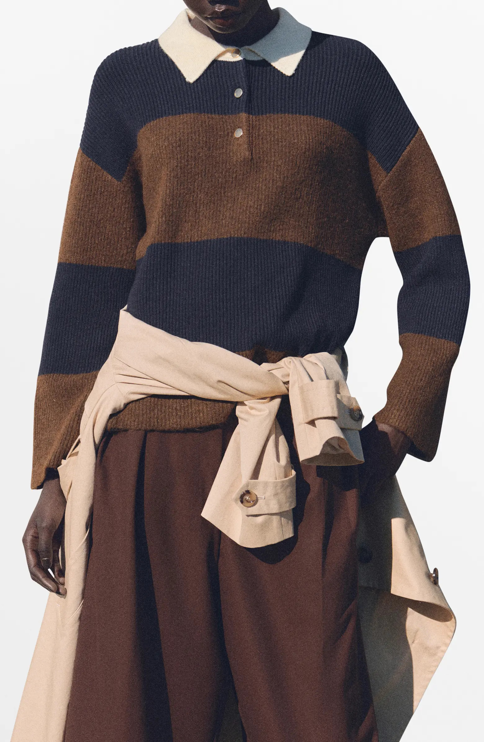 MANGO Jama Polo Sweater | Nordstrom | Nordstrom