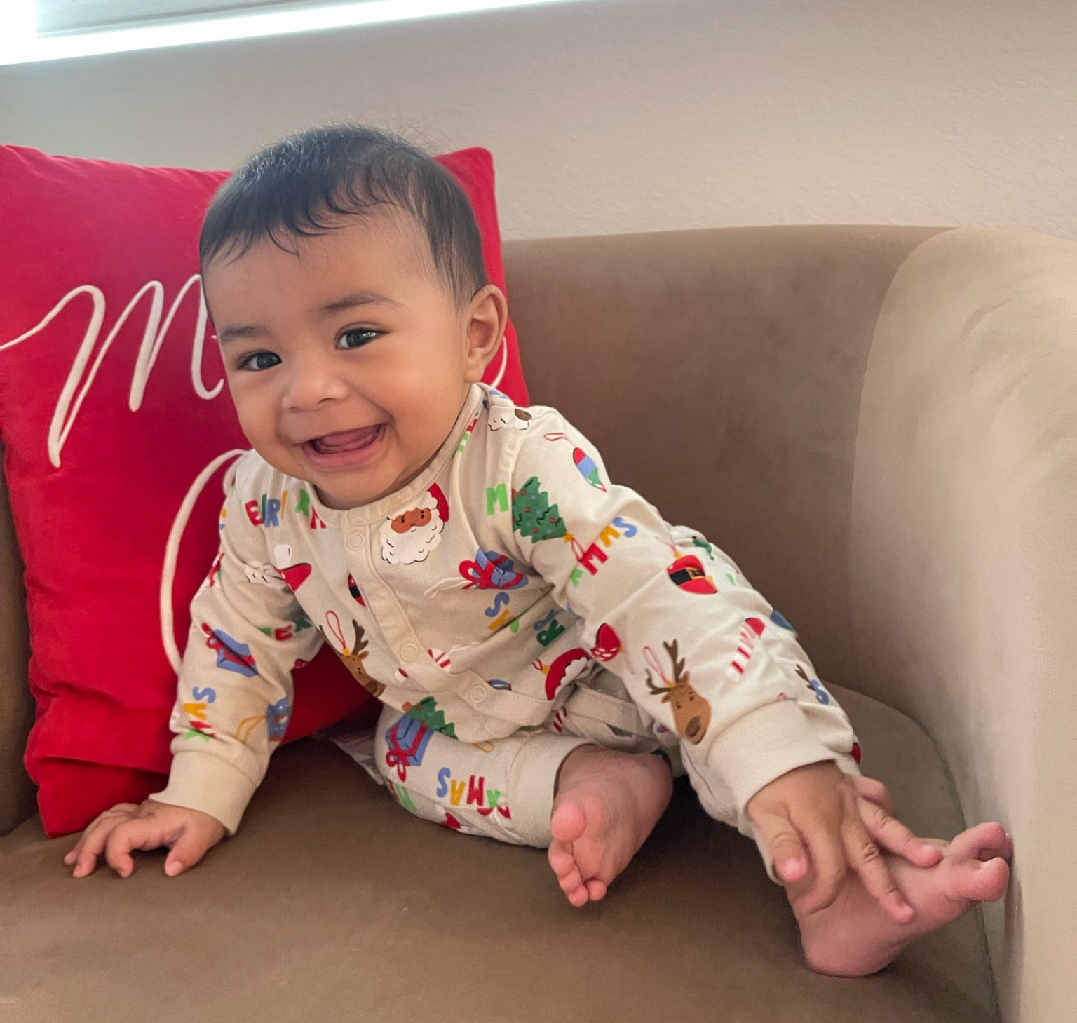 Baby Christmas pajamas 

#LTKkids #LTKbaby