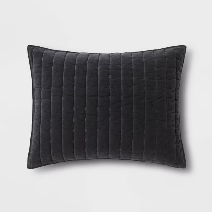 Channel Stitch Velvet Quilt Sham - Threshold™ | Target
