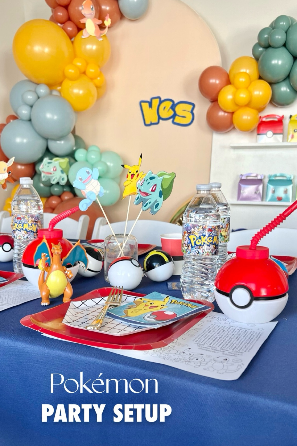 We celebrated our 6-year-old Pokémon-style with this setup featuring an activity placemat, Pokeball cups and Pikachu napkins, balloons in the starter Pokémon colors, and the cutest favor wall!

Here are links to some of our favorite supplies for this party so you can create your own! 

💙Becca


#LTKkids #LTKparties