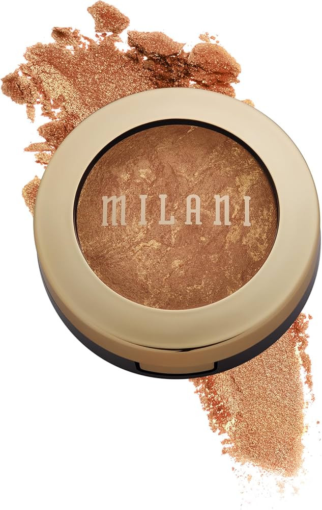 Milani Baked Bronzer - Dolce, Cruelty-Free Shimmer Bronzing Powder to Use For Contour Makeup, Hig... | Amazon (US)