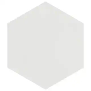 Textile Basic Hex White 8-5/8 in. x 9-7/8 in. Porcelain Floor and Wall Tile (11.5 sq. ft./Case) | The Home Depot