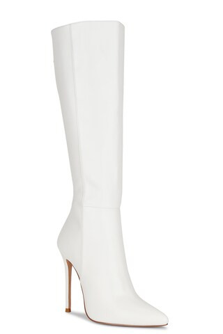 FEMME LA Miliano Vegan Leather Boot in Nieve from Revolve.com | Revolve Clothing (Global)