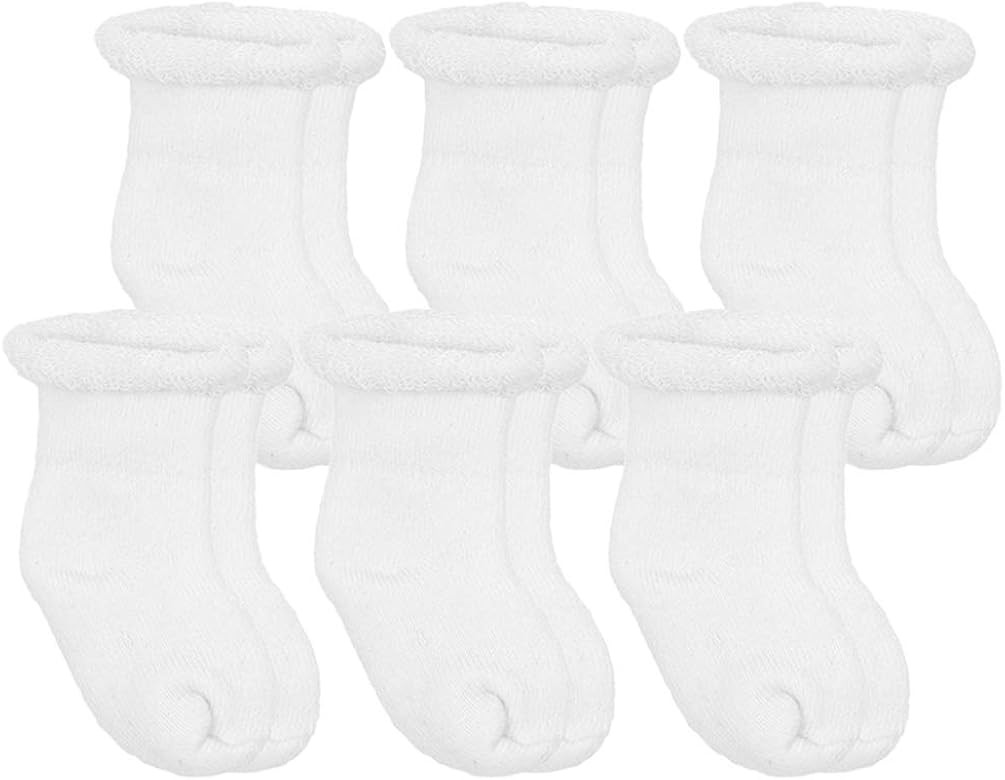 Kushies Newborn Terry Socks | Amazon (US)