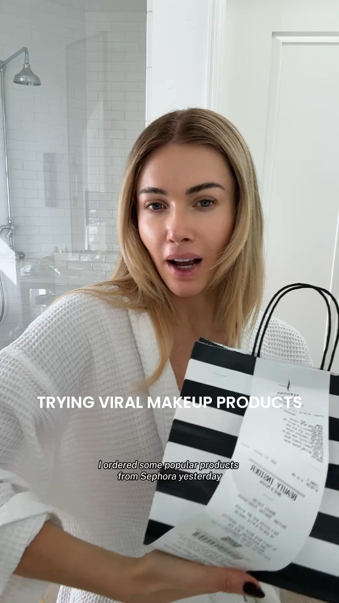 Trying viral makeup products! 💋

Ciele skin tint in shade 4
Violette blush in Louise 
Tower 28 blush in after hours 
Charlotte tilbury liner in iconic nude 
Makeup forever in anywhere caffeine 