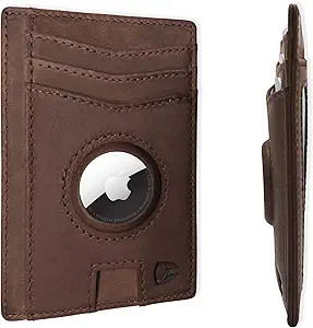 Bryker Hyde AirTag Wallet, Slim Minimalist front pocket wallet with removable AirTag holder, GPS,... | Amazon (US)