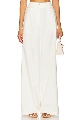 Lovers and Friends Jackie Pant in White Linen from Revolve.com | Revolve Clothing (Global)