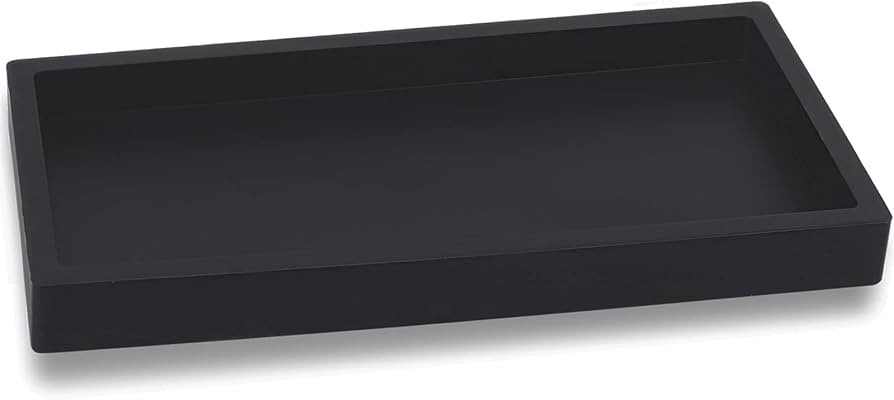 Heagoale Small Silicone Bathroom Vanity Tray Rectangle Soap and Sponge Holder Kitchen Sink Organi... | Amazon (US)