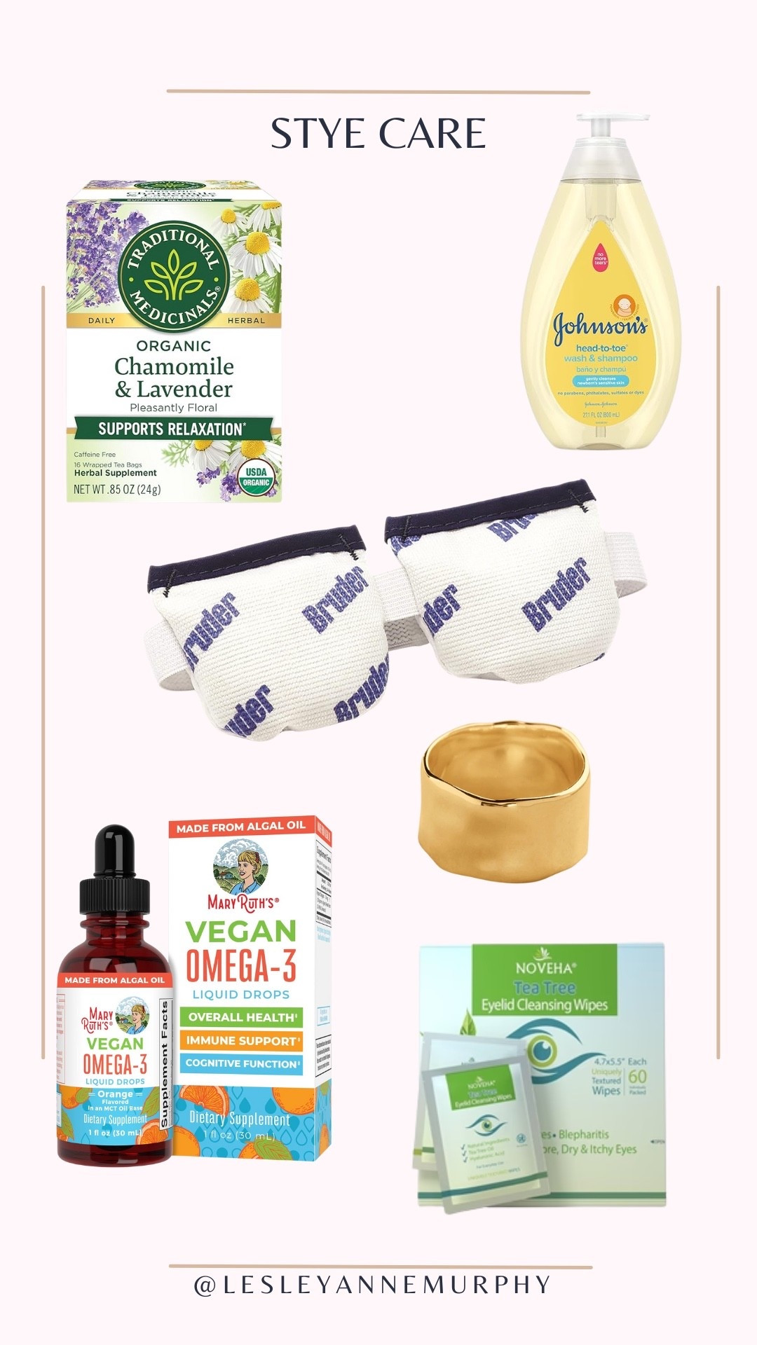 If you’ve been following along on IG, I’ve been trying to rid of a stye all week! Gotta love modern medicine (thx antibiotics!) but these home remedies were all recommended to me, and they are all amazing❤️ (yes, even real gold can help!)  Adding this here to help anyone else who suffers from styes! #stye #eyehealth 