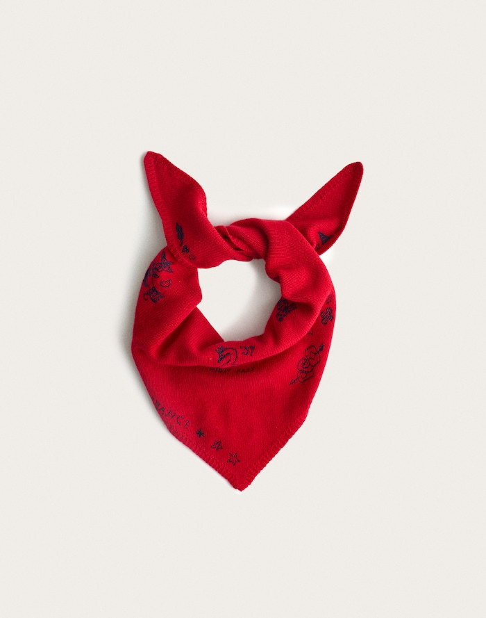 Striped Knit Bandana in 100% Wool | Madewell