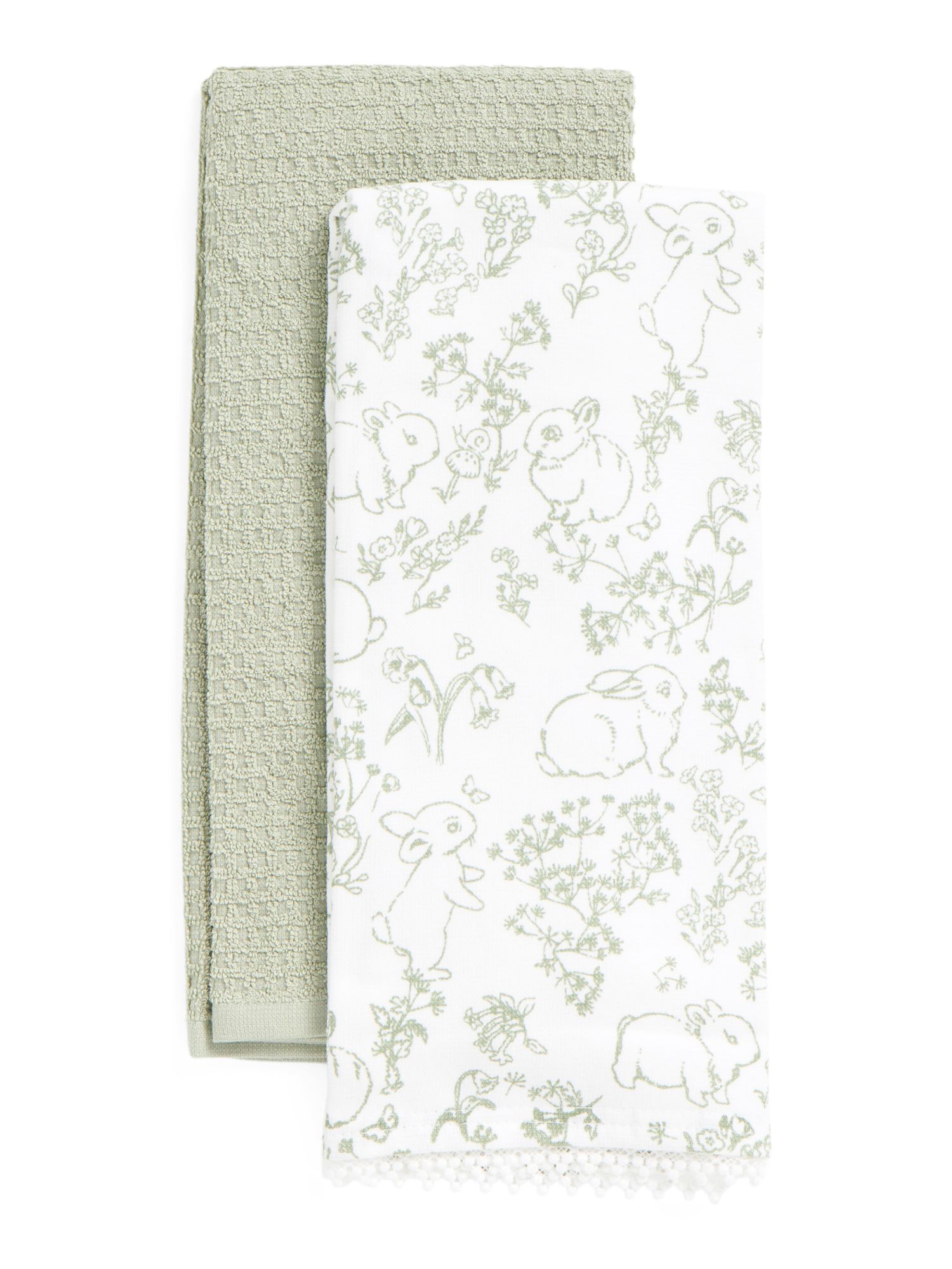 2pk Bunny Exploration Towels | TJ Maxx