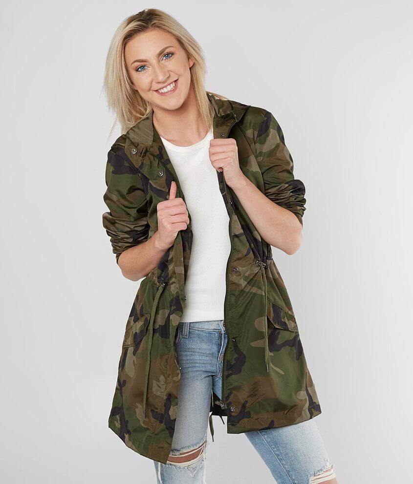 Ashley Camo Hooded Jacket | Buckle