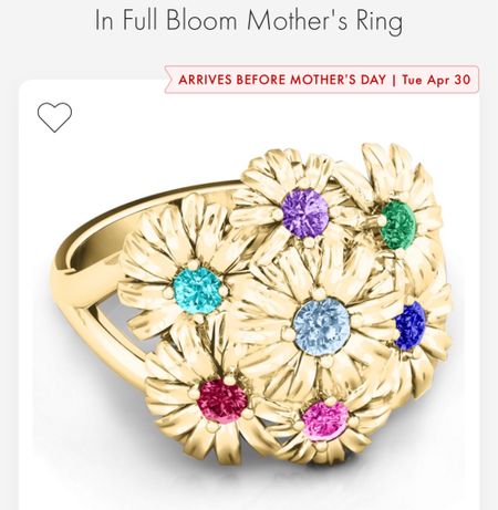 Mother’s Day gift, mother’s ring, birthstone ring, gold ring, flower ring 

#LTKGiftGuide #LTKsalealert #LTKfamily