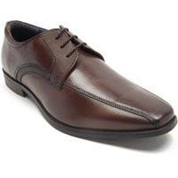 Thomas Crick Men's 'Hutton' Formal Shoes Premium Quality Leather Derby Shoe in Brown | Size: 7 | Debenhams UK