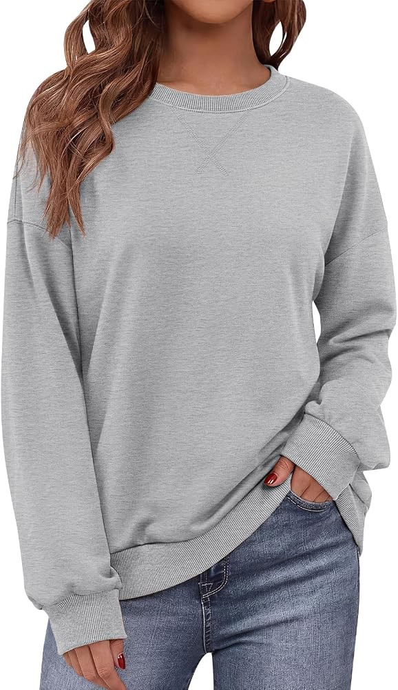 PRETTYGARDEN Oversized Crewneck Sweatshirts Women 2026 Fall Outfits | Amazon (US)