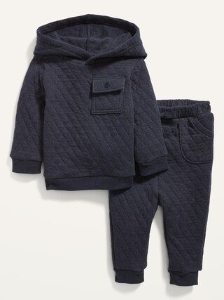 Unisex Quilted Hoodie &#x26; Sweatpants Set for Baby | Old Navy (US)