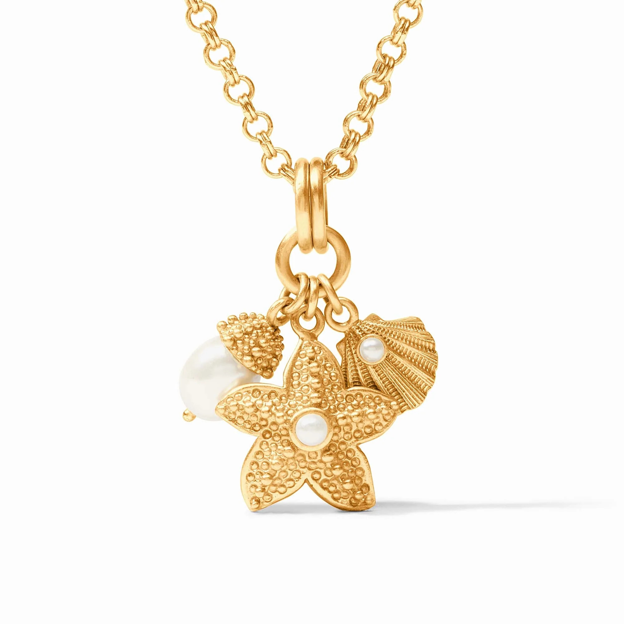 Sanibel Trio Charm Pendant Necklace | Julie Vos | Julie Vos