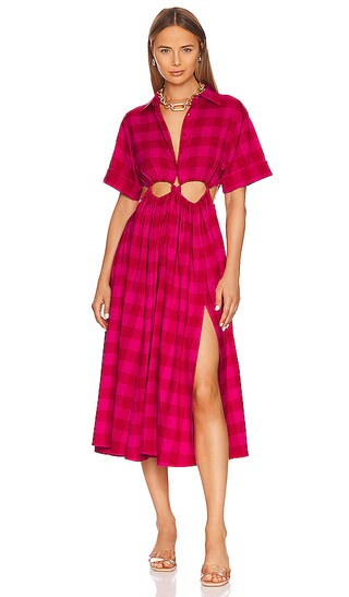Cult Gaia Keegan Dress in Pink. - size S (also in XS) | Revolve Clothing (Global)