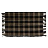 My Texas House Halloween Black Plaid Indoor/Outdoor Layering Rug, 24" x 38" | Walmart (US)