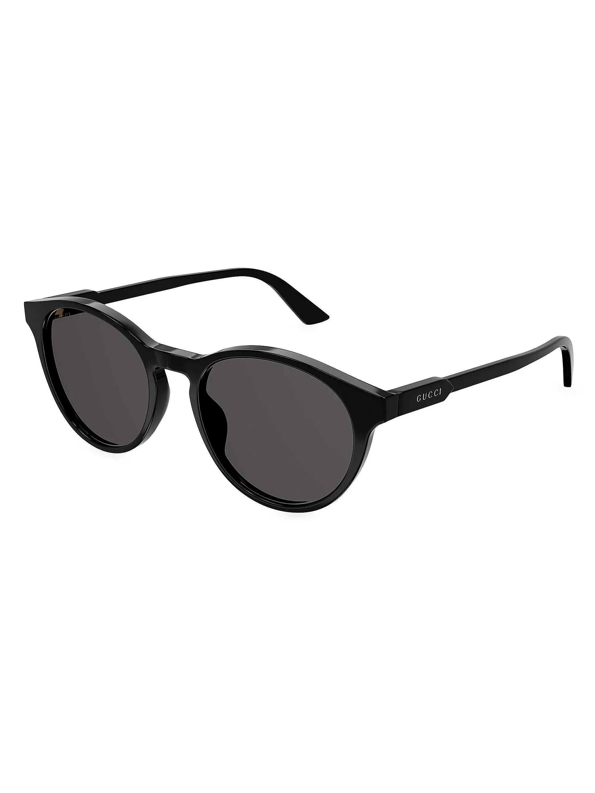 Light Acetate GG1119S 52MM Panthos Round Sunglasses | Saks Fifth Avenue