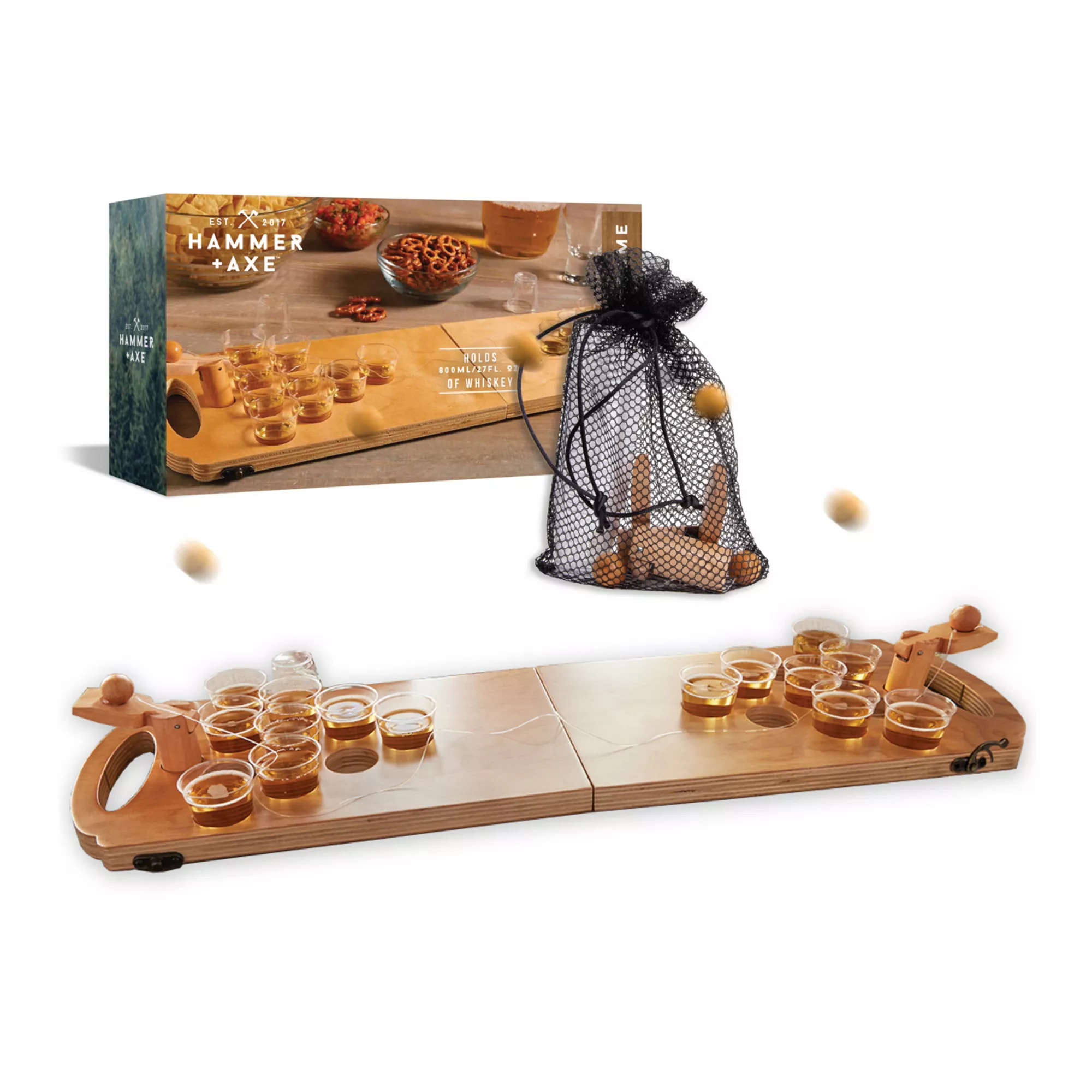 Hammer & Axe Game Wood Beer Pong Mini | Kohl's