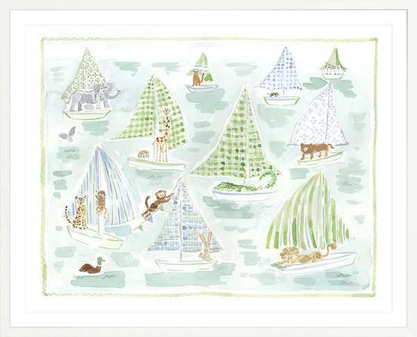 The "Regatta Zoo" Fine Art Print | Evelyn Henson