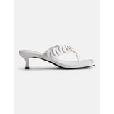 Scoop Women's Paillette Thong Kitten Heel Sandals | Walmart (US)