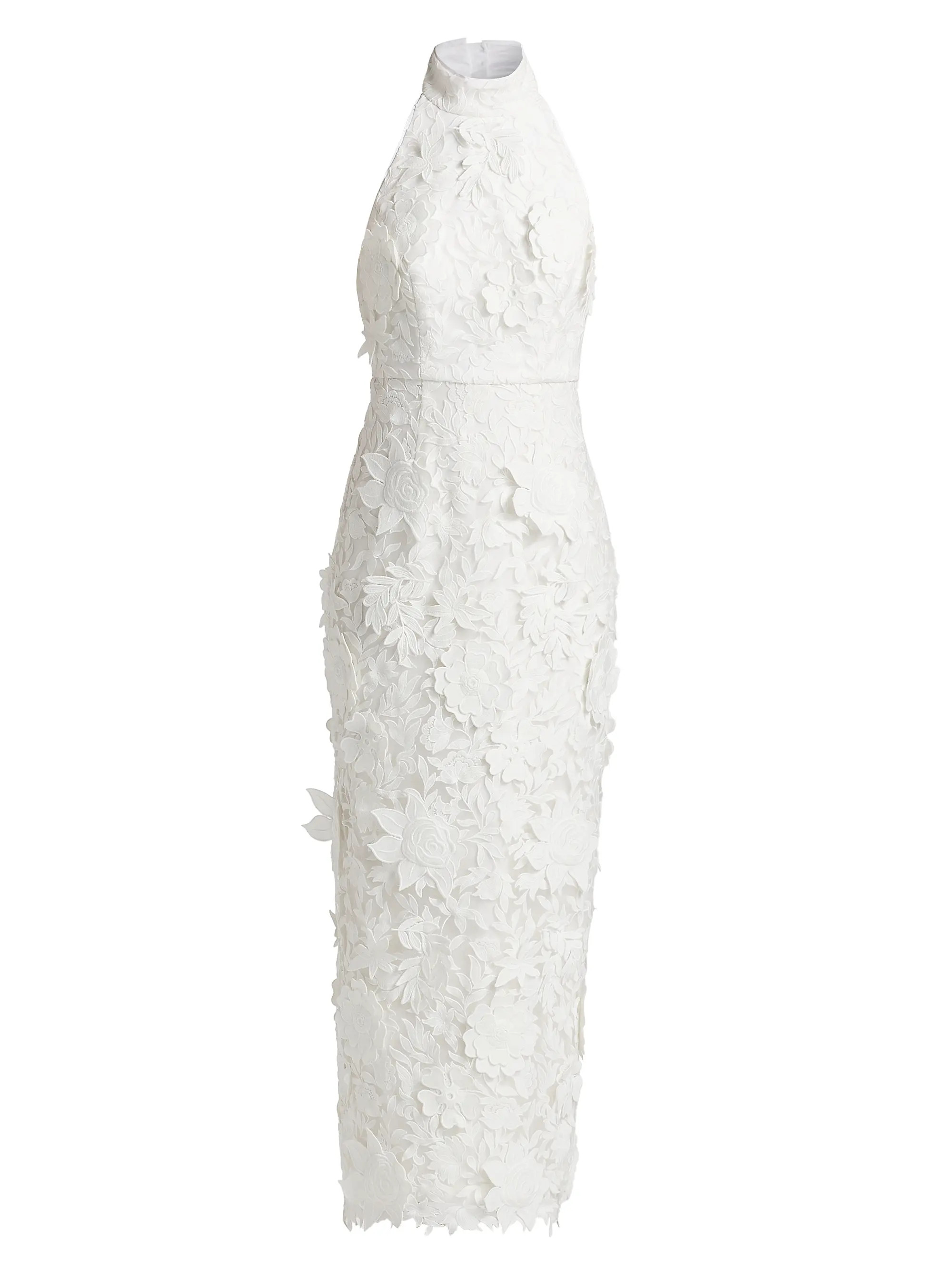 Milly Sofia 3D Floral Lace Dress | Saks Fifth Avenue | Saks Fifth Avenue