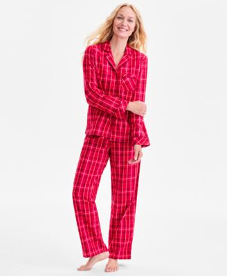 Charter Club Women's 2-Pc. Cotton Flannel Packaged Pajamas Set, Created for Macy's - Macy's | Macy's