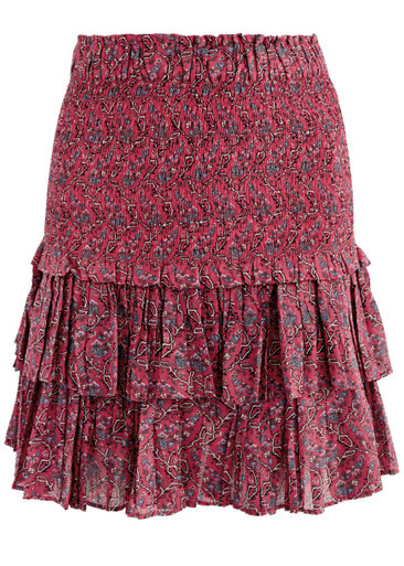 Naomi floral-print cotton mini skirt | Harvey Nichols