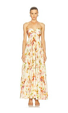 A.L.C. Moira Dress in Pale Peach Multi from Revolve.com | Revolve Clothing (Global)