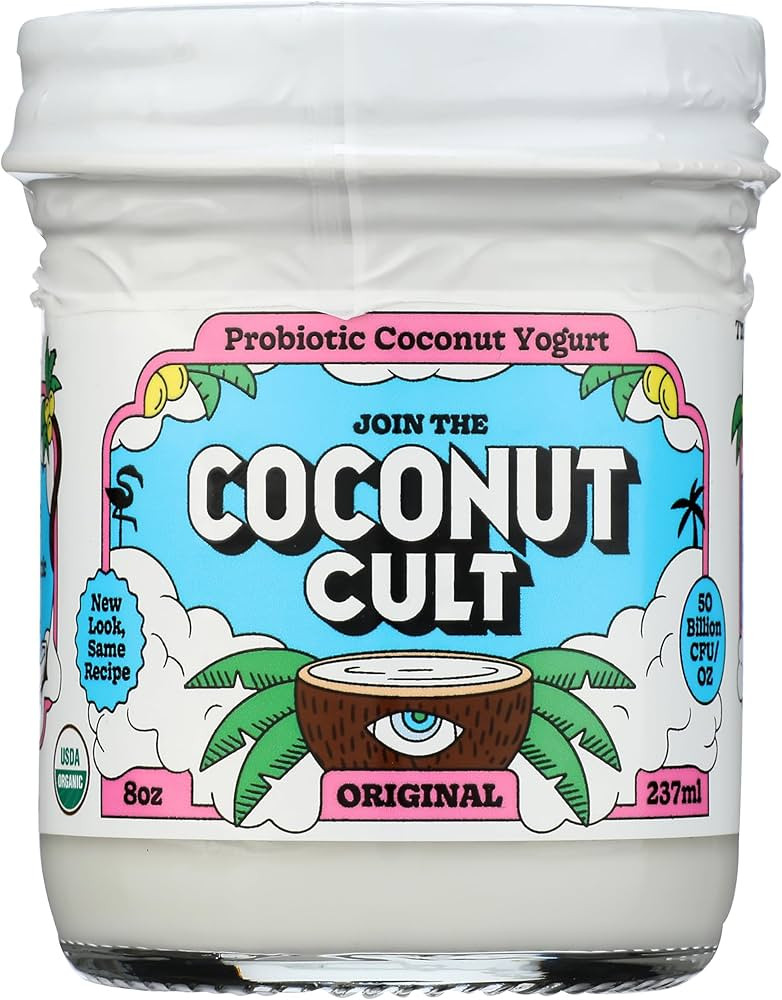 The Coconut Cult Organic Original Coconut Yogurt, 8 Oz | Amazon (US)