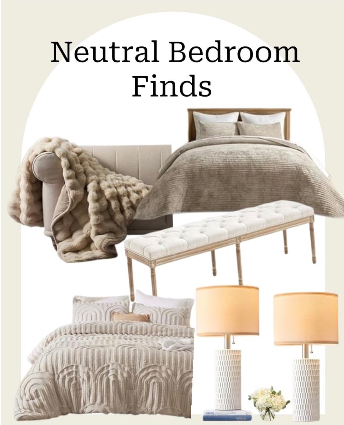 Soft, serene, and effortlessly timeless 🤍

A neutral bedroom is all about creating a calm retreat you can truly unwind in. Think layered textures, warm whites, soft taupes, and cozy finishes that make the space feel elevated yet inviting.

✨ Style tips:
• Mix linen, boucle, and cotton for depth
• Add warmth with wood tones and subtle metallics
• Keep décor minimal but meaningful
• Incorporate soft lighting for that cozy glow

This is your reminder that neutral doesn’t mean boring—it means peaceful, polished, and perfectly you.

#NeutralBedroom #BedroomInspo #HomeDecor #CozyHome #MinimalStyle #BedroomRefresh #CalmSpaces #HomeInspo

#LTKHome