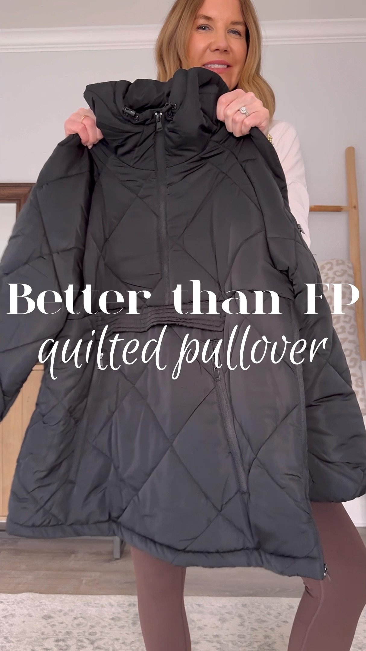  The absolute best quilted pullover there is on Amazon and even better than FP!
It’s thicker, less boxy, longer, and better quality. It has multiple zipper pockets, kangaroo pocket in the front, and is long enough for leggings 🙌🏼
#amazonfashion #quiltedpullover #lookalike 

Winter jacket, casual winter outfits, stylish outerwear, Amazon fashion finds, comfy style, cozy chic, over 40 outfit, casual mom outfit 

#LTKOver40 #LTKActive #LTKWatchNow