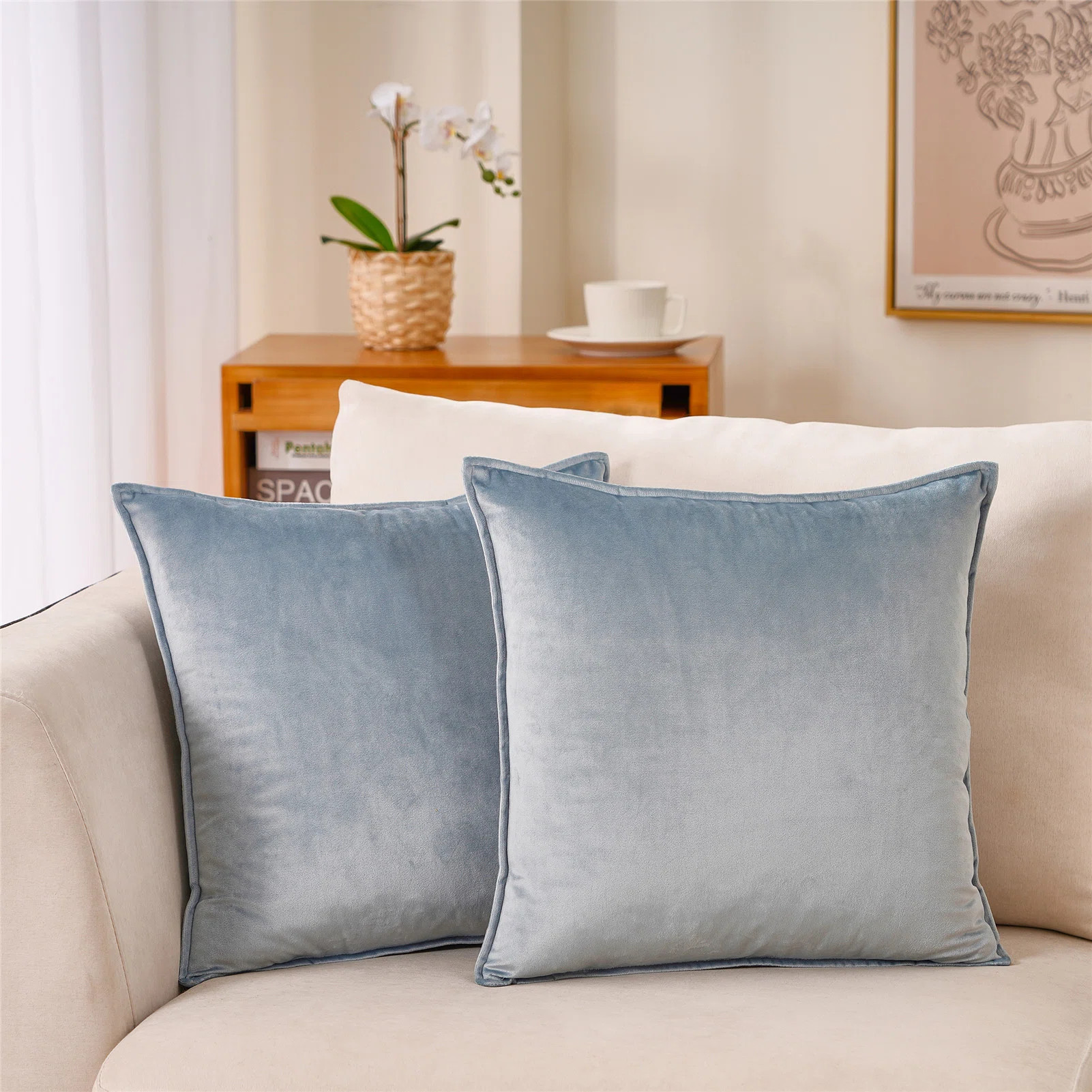WARISI  Velvet Throw Pillow | Wayfair | Wayfair North America