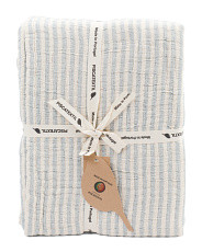Made In Portugal Reversible Mallow Textured Blanket | TJ Maxx