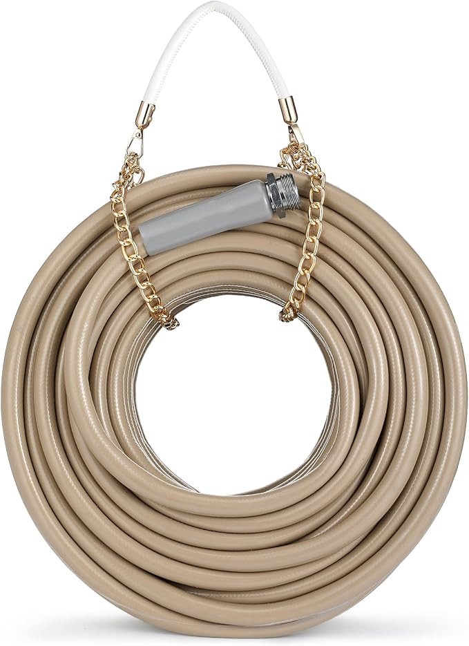 Nuanchu Garden Hose, Flexible Light Weight Non Kinking Water Hose with Grip - Leakproof UV Protec... | Amazon (US)