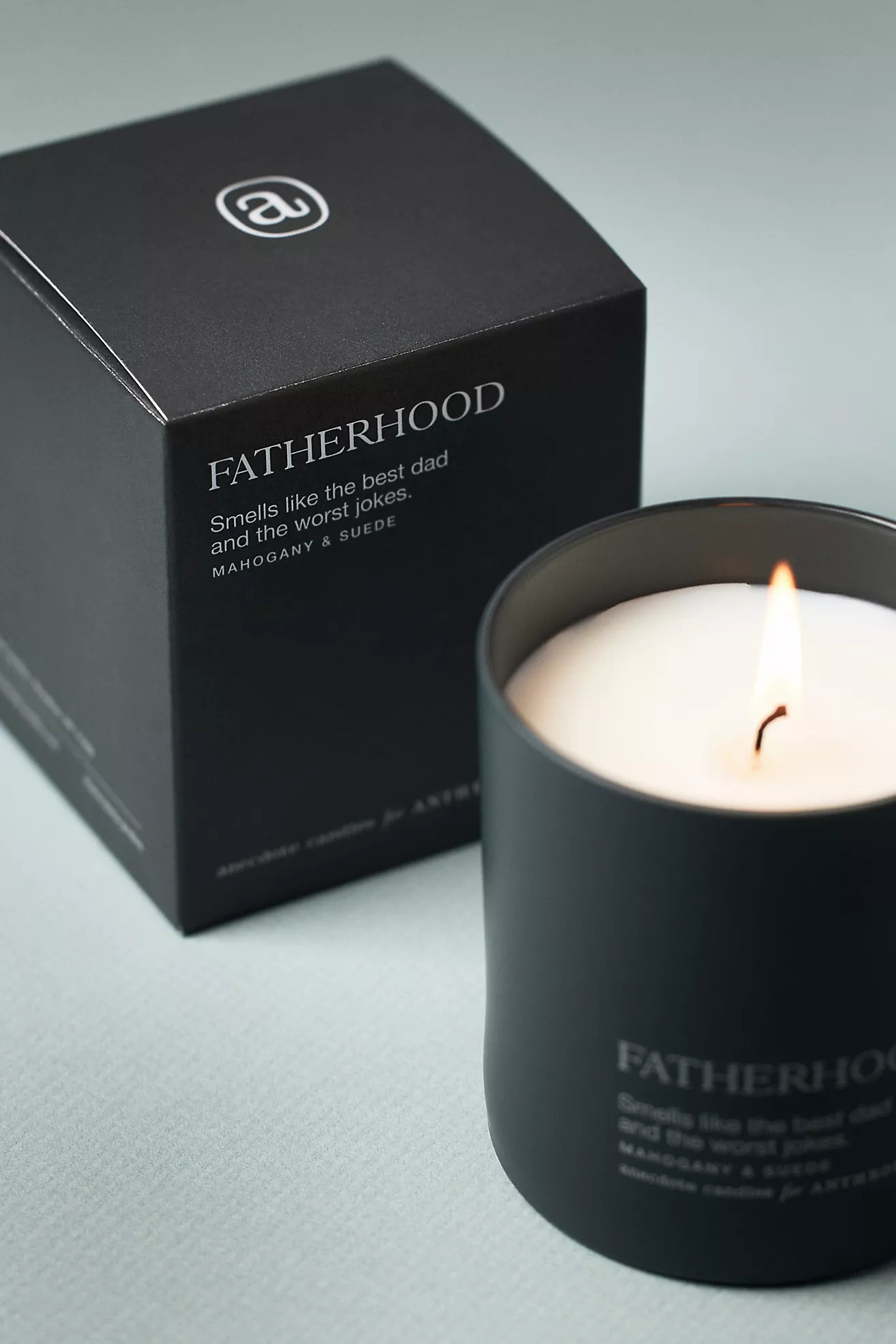 Anecdote Fatherhood Mahogany & Suede Boxed Candle | Anthropologie (US)