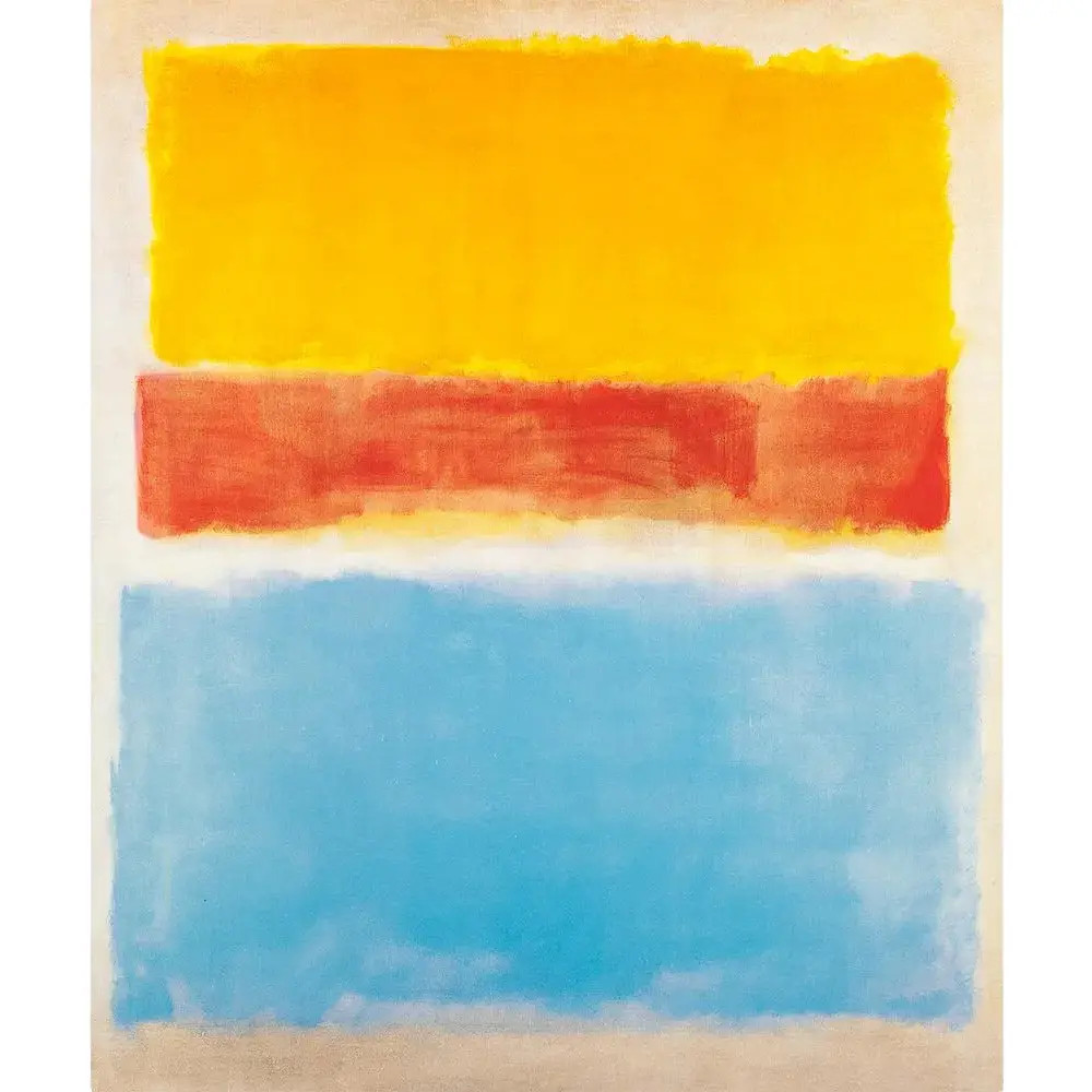 2003 After Mark Rothko "Untitled (Yellow, Red, and Blue)" Poster | Chairish