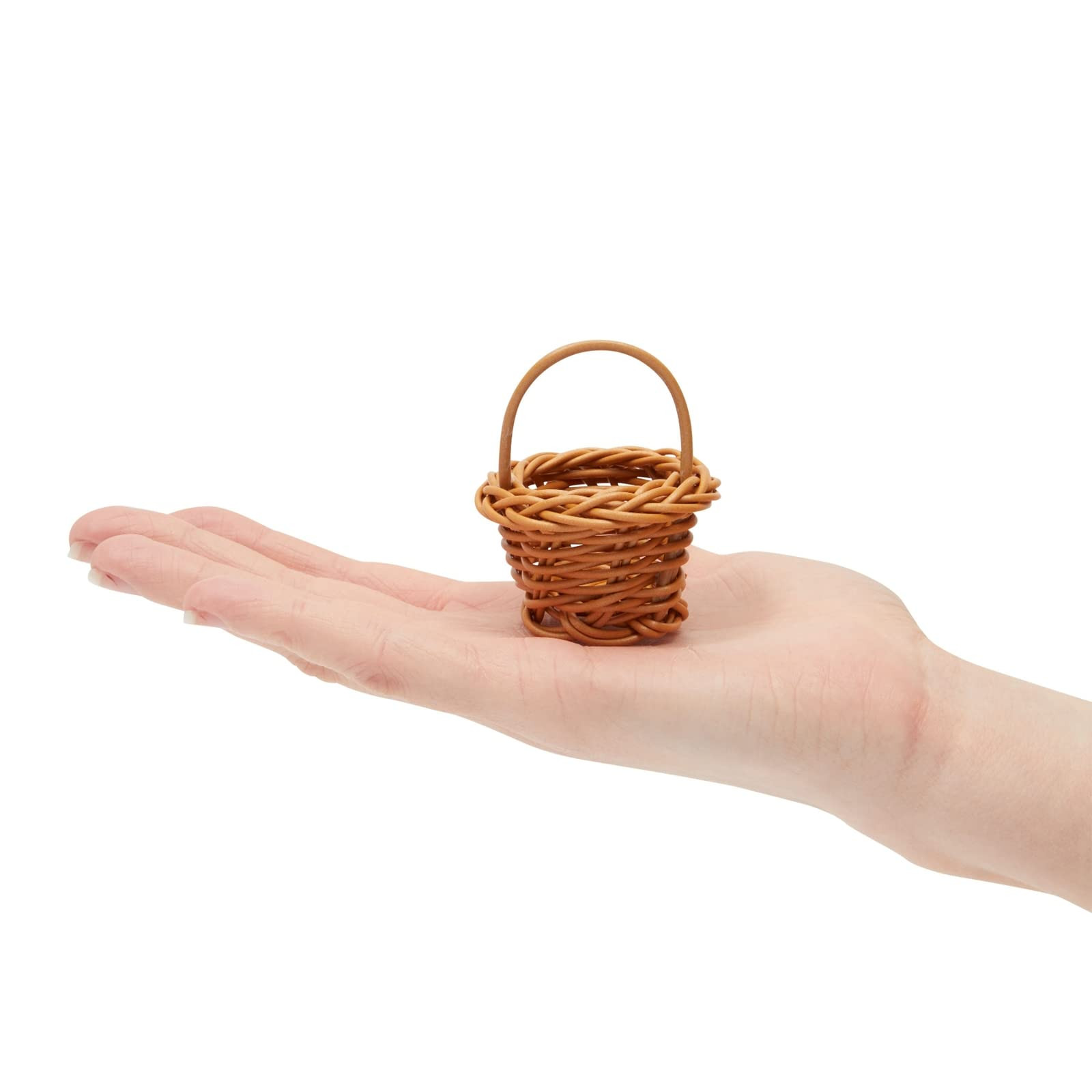 Juvale Mini Baskets Picnic Style with Handles - 1.75 x 1.75 x 2.7 in, Brown, Pack of 24, Traditio... | Amazon (US)