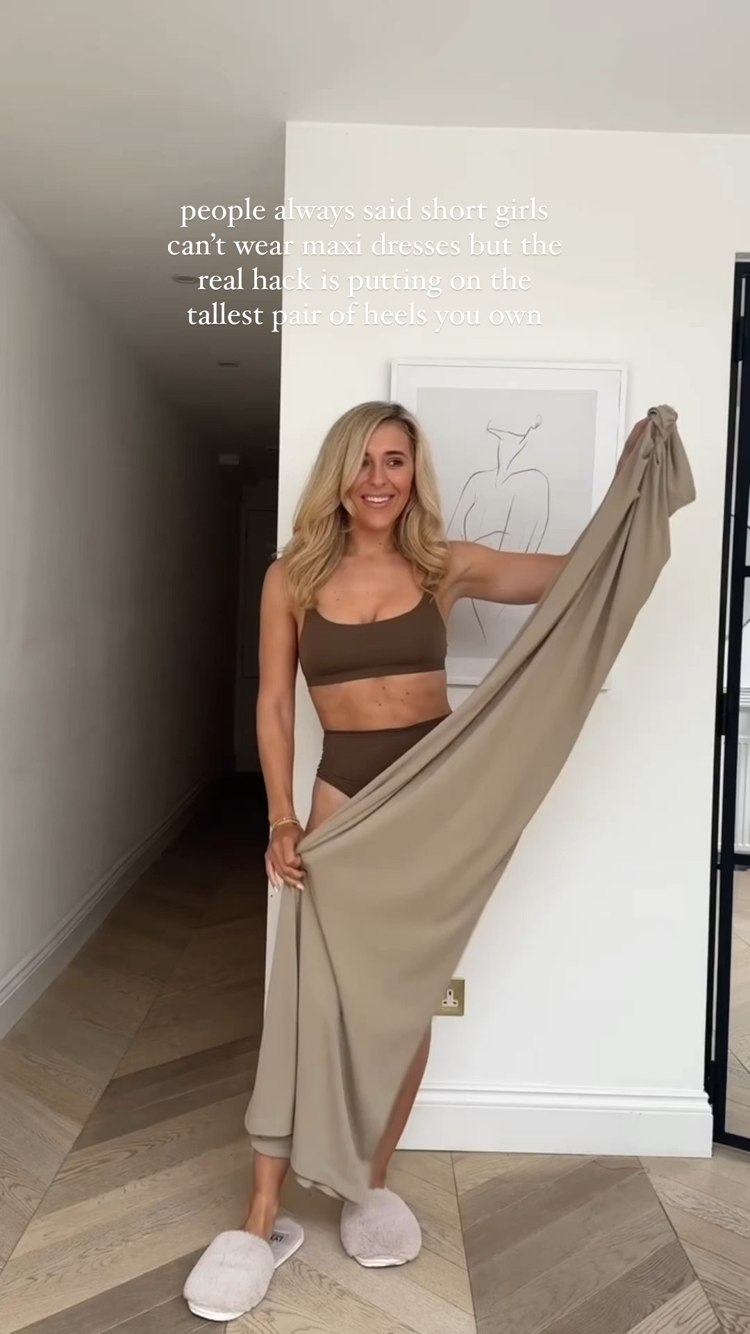 Revolve dress - wedding guest outfit - wedding guest style - knit dress - body con dress - knitted dress - Pandora - bracelets - gold bracelets - Jo malone perfume - ysl bag - ysl sunset bag - sunset chain bag - ysl sunset bag medium - saint laurent bag - saint laurent sunset bag - beige bag - summer bag - summer outfit - summer dress - maxi dress - midi dress - l’academie dress - designer bag - ysl purse - medium sunset bag - by Marianna Ciana Maxi Dress in Beige
L'Academie