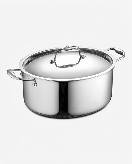 HexClad 6.5QT Hybrid Nonstick Braiser Dutch Oven with Lid, Induction Ready | Amazon (US)