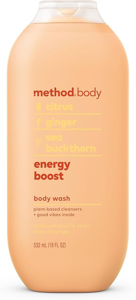 Method Body Wash, Energy Boost, Paraben and Phthalate Free, 18 oz (Pack of 1) | Amazon (US)