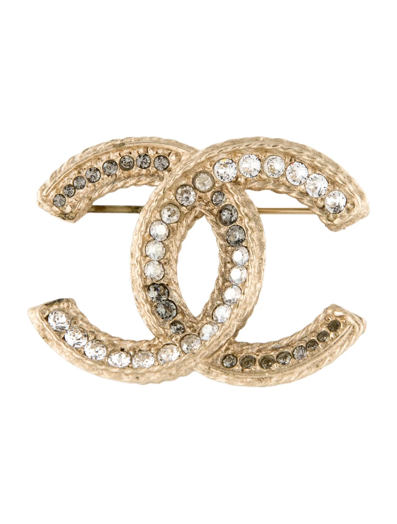 Strass CC Brooch | The RealReal