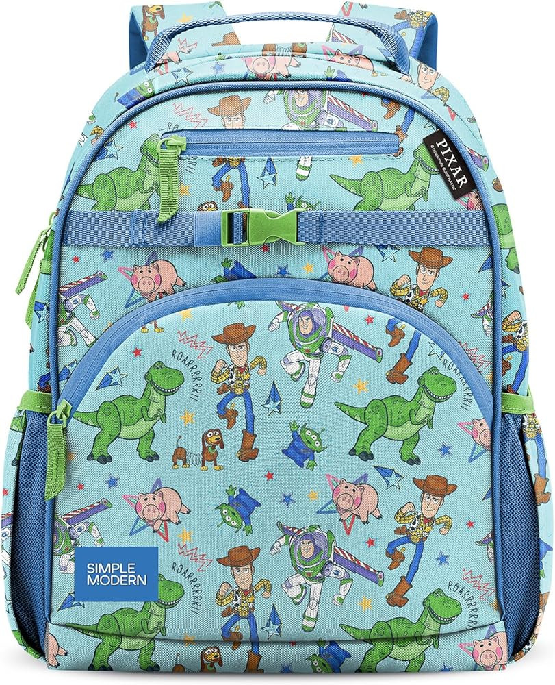Simple Modern Medium Disney Pixar Toddler Backpack for School Girls and Boys | Kindergarten Eleme... | Amazon (US)