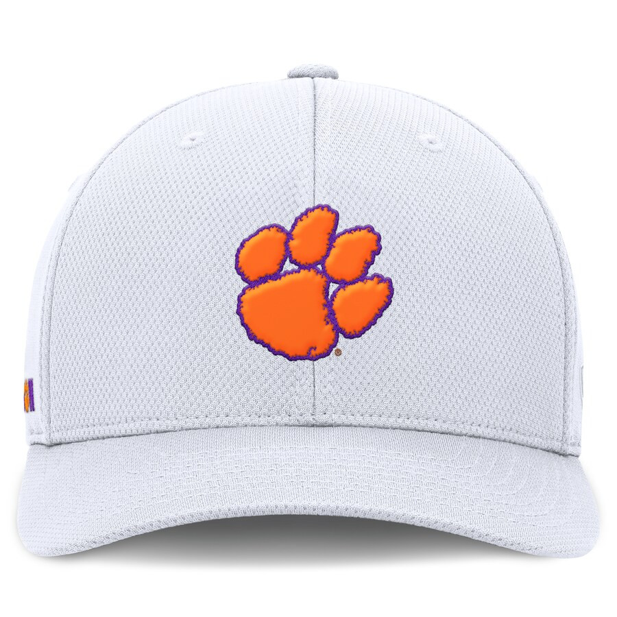 Clemson Tigers Top of the World Reflex Logo Flex Hat - White | Fanatics