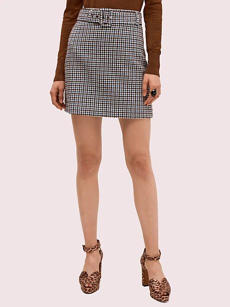 pop houndstooth mini skirt | Kate Spade (US)