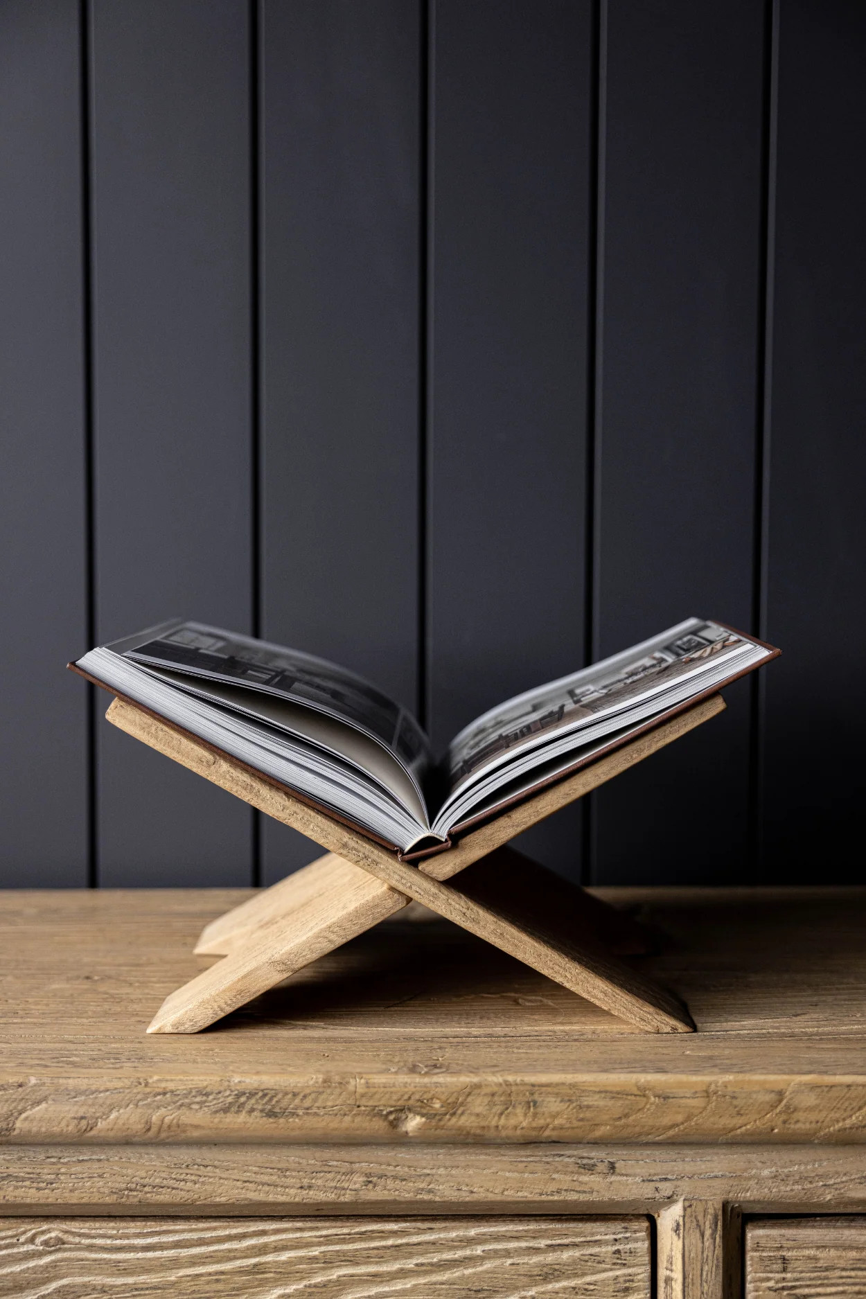 Reclaimed Wood Book Stand | By Luxe B Co. | luxe bCO